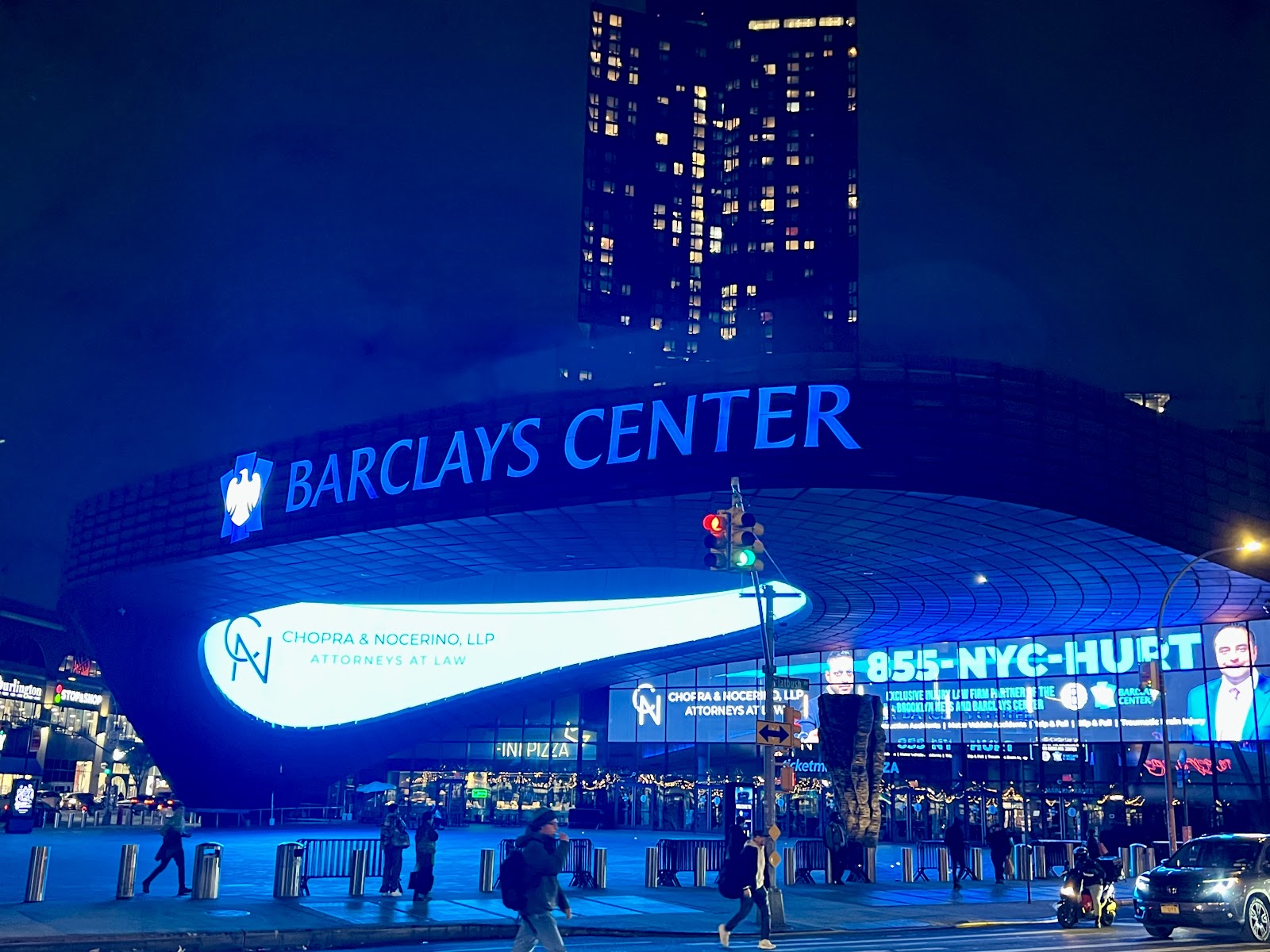 Barclays Center at work